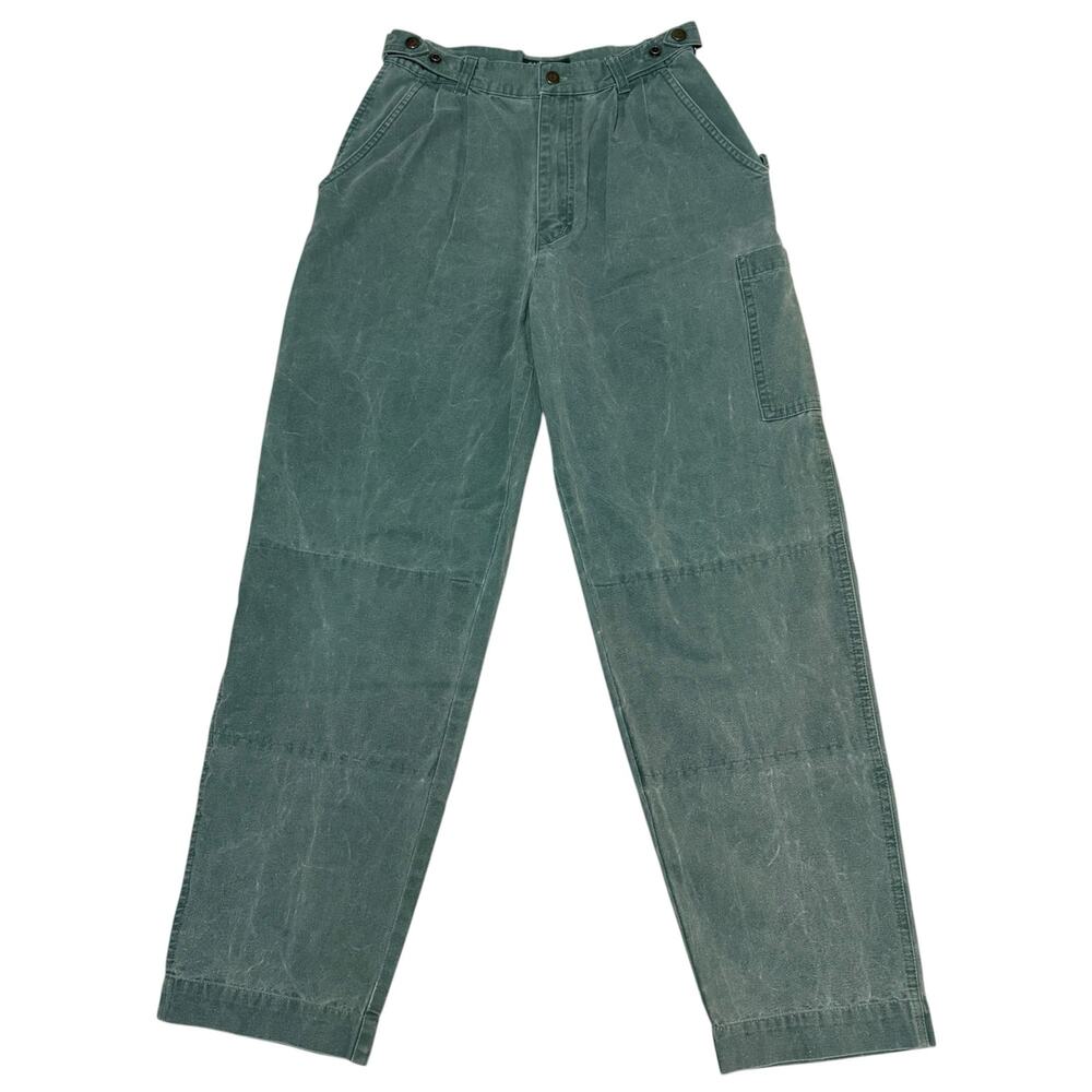 Vintage Smith & Hawken Carpenter Utility Pants Sage Green Size 10 (Fits 26")